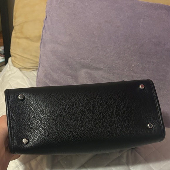 Coach Black and Gray Star Pattern Satchel - Picture 4 of 5